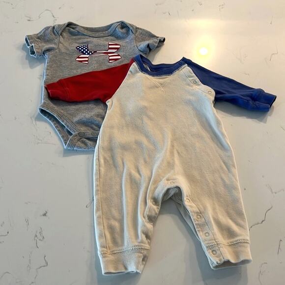 Bundle 2 - GAP & Under Armour Onsies - Picture 1 of 5